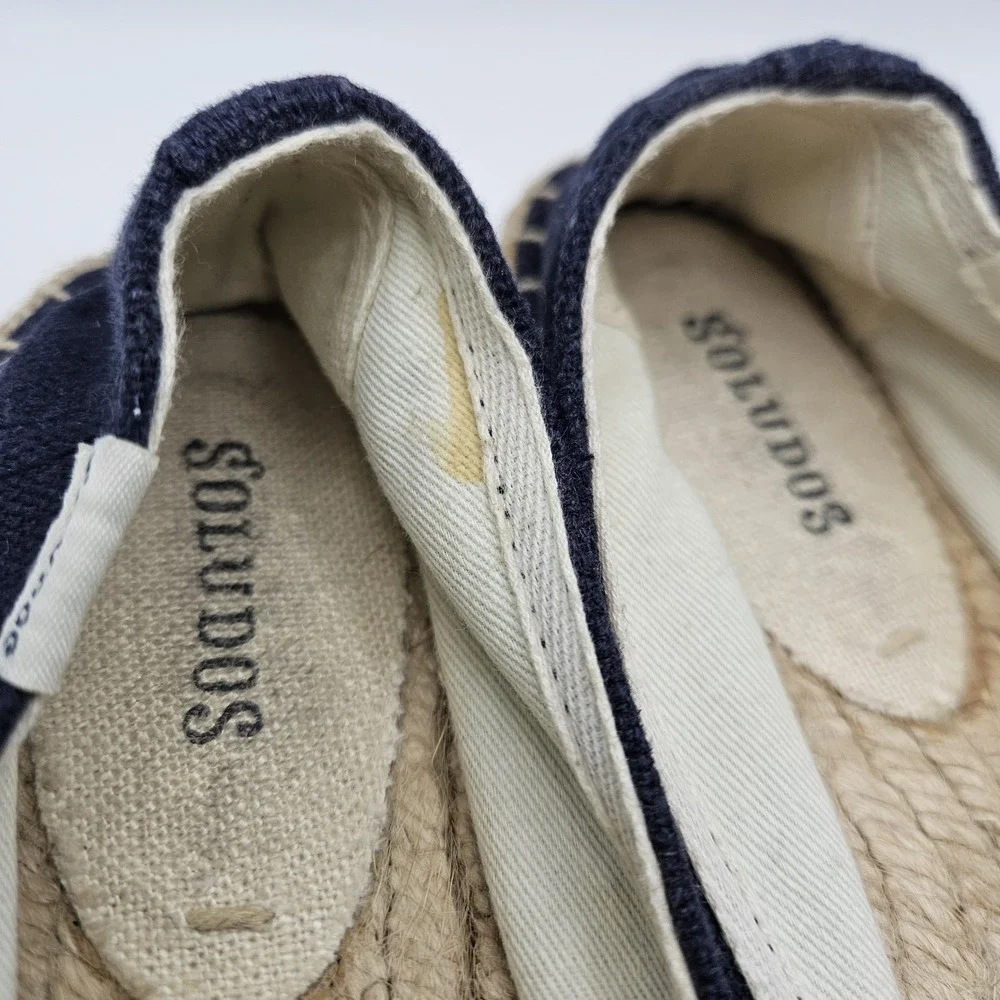 Soludos Womens Llama Espadrille Flats Animal Quirky Summer Vacation Nerdy Sz 7.5